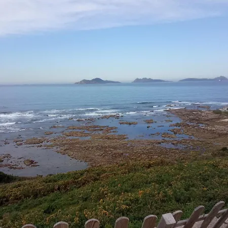 Maravillosa Casita Frente Al Mar Con Vistas A Islas Cies En El Camino De Santiago Hébergement de vacances *